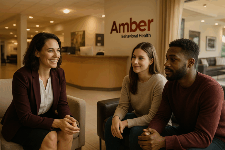 Seen by mental health treatment in Amber Admissions